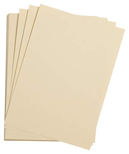 Clairefontaine 90782C - Packung mit 25 Bogen Zeichenpapier Etival Color, DIN A3, 29,7 x 42cm, 160g, 1 Pack Elfenbein von Clairefontaine