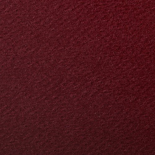Clairefontaine 90864C Packung (mit 5 Bögen Zeichenpapier Etival Color, DIN A4, 21 x 29,7 cm, 160g, gekörnt, ideal für Trockentechnik und Einrahmen) bordeaux von Clairefontaine