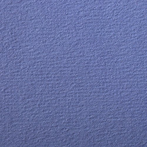 Clairefontaine 90898C Packung (mit 5 Bögen Zeichenpapier Etival Color, DIN A4, 21 x 29,7 cm, 160g, gekörntes Papier, ideal für Trockentechnik und Einrahmen) lavendelblau von Clairefontaine