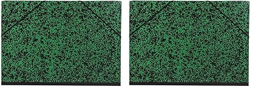 Clairefontaine 93244C Annonay Zeichenmappe (ohne Klappen, Rücken 30 mm, innen: 50 x 70 cm, außen: 52 x 72 cm, ideal zur Aufbewahrung Ihrer Werke) grün (Packung mit 2) von Clairefontaine