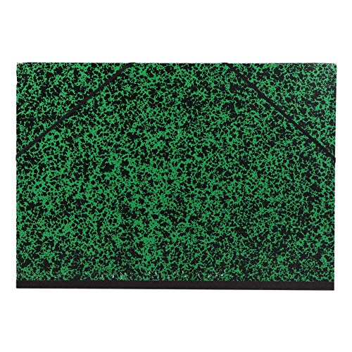 Clairefontaine 93244C Annonay Zeichenmappe (ohne Klappen, Rücken 30 mm, innen: 50 x 70 cm, außen: 52 x 72 cm, ideal zur Aufbewahrung Ihrer Werke) grün von Clairefontaine
