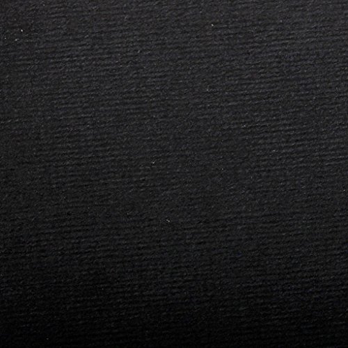 Clairefontaine 93517C Pastellpapier Ingres (50 x 65 cm, 130 g, 25 Blatt, ideal für Trockentechniken) schwarz von Clairefontaine