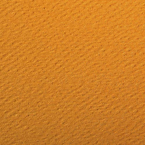 Clairefontaine 93772C Packung (mit 24 Bögen Zeichenpapier Etival Color, 50 x 65 cm, 160g, gekörnt, ideal für Trockentechnik und Einrahmen) sonnengelb von Clairefontaine
