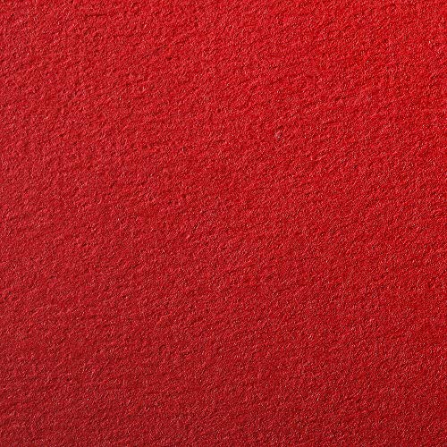 Clairefontaine 93774C Packung (mit 24 Bögen Zeichenpapier Etival Color, 50 x 65 cm, 160g, gekörnt, ideal für Trockentechnik und Einrahmen) mohnrot von Clairefontaine