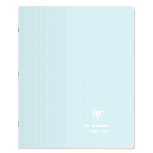 Calligraphe Clairefontaine 951881C - Heft Koverbook Blush, 17x22 cm, 48 Blatt 90g, liniert mit Rand, zweifarbiger Einband aus blickdichtem Polypropylen, farbig sortiert, 1 Stück von Clairefontaine