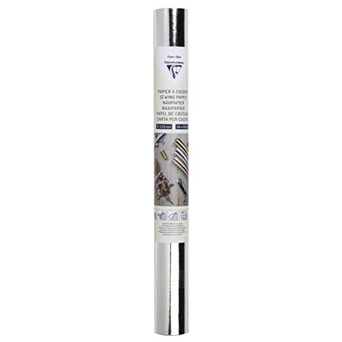 Clairefontaine 95537C – Eine Rolle zum Aufnähen, 48 x 100 cm, silberfarben Clairefontaine 95537C – Eine Rolle zum Aufnähen, 48 x 100 cm, silberfarben von Clairefontaine