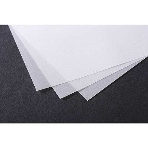 Clairefontaine 96505C - Ries Transparentpapier, 500 Blatt, DIN A4 21 x 29.7 cm, 70g, ideal für technische Zeichnen, 1 Ries, Extratransparent von Clairefontaine