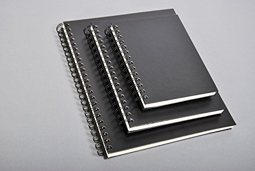 Clairefontaine 96664C - Skizzenbuch mit Doppelspirale und schwarzem Deckel, 18 x 24 cm, 100 Blatt, 90 g, Schwarz Clairefontaine 96664C - Skizzenbuch mit Doppelspirale und schwarzem Deckel, 18 x 24 cm, 100 Blatt, 90 g, Schwarz von Clairefontaine