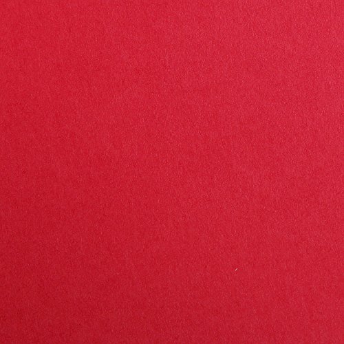 Clairefontaine 97156C Tonzeichenpapier Pack, 25 Bögen Premium, 50 x 70 cm, 120 g, rot von Clairefontaine