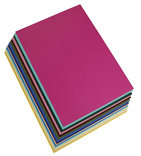 Clairefontaine 97198C Tonzeichenpapier Pack, 28 Bögen Premium, 50 x 70 cm, 120 g, sortierung, 14 farben von Clairefontaine
