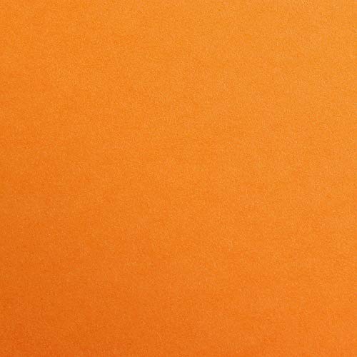 Clairefontaine 97266C Packung (mit 25 Bögen Zeichenpapier Maya, 50 x 70 cm,270g, glatt, ideal für Trockentechnik und Einrahmen) orange von Clairefontaine