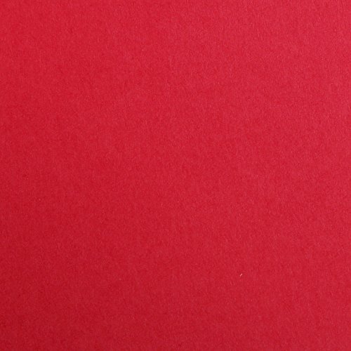 Clairefontaine 97356C Packung (mit 25 Bögen Zeichenpapier Maya, DIN A4, 21 x 29,7 cm, 120g, glatt, ideal für Trockentechnik und Einrahmen) hochrot von Clairefontaine