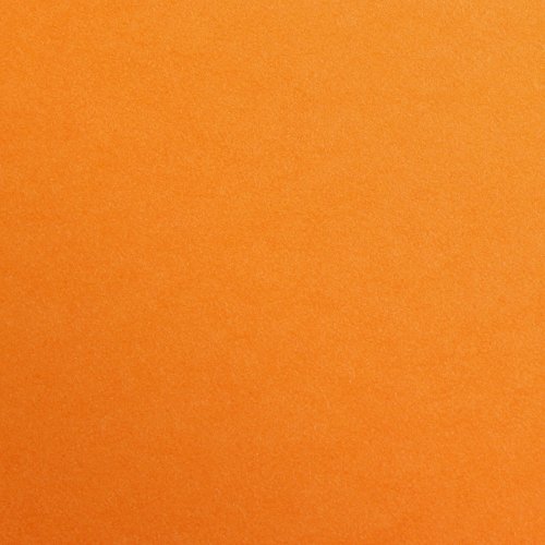 Clairefontaine 97366C Packung (mit 25 Bögen Zeichenpapier Maya, DIN A4, 21 x 29,7 cm, 120g, glatt, ideal für Trockentechnik und Einrahmen) orange von Clairefontaine