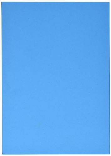 Clairefontaine 97458C Fotokarton Pack, 25 Bögen Premium, Din A4, 21 x 29.7 cm, 300 g, blau von Clairefontaine