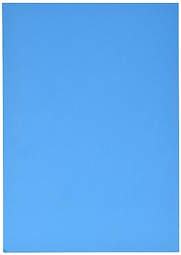 Clairefontaine 97458C Fotokarton Pack, 25 Bögen Premium, Din A4, 21 x 29.7 cm, 300 g, blau von Clairefontaine