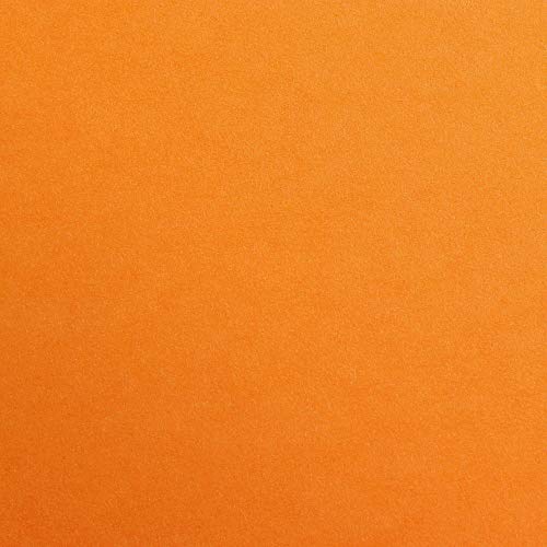 Clairefontaine 97466C Fotokarton Pack, 25 Bögen Premium, Din A4, 21 x 29.7 cm, 300 g, clementine von Clairefontaine