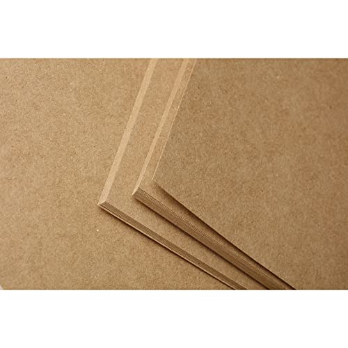Clairefontaine 975010C Packung mit 25 Blatt Kraftpapier (160g, 50 x 70 cm, ideal für Kunstprojekte und zum Einpacken) braun von Clairefontaine