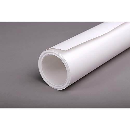 Clairefontaine 975037C Rolle Zeichenpapier Cray´On (200 g, ideal für Trockentechnik, 10 m x 1,50 m) extra weiß, Rolle von Clairefontaine