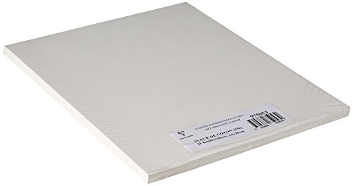 Clairefontaine 975053C Fleur de Coton Packung (mit 25 Bögen Papier, 24 x 30 cm, säurefrei, 250 g, geeignet für Kunstdruck und Kunstkollektionen, 100% Hadern, perfekt für Nasstechniken) naturweiß von Clairefontaine