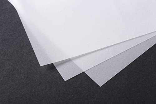Clairefontaine 975076C Ries Transparentpapier (DIN A2, 42 x 59,4 cm, 10 Blatt, 55 g, ideal für technische Zeichnen) transparent von Clairefontaine