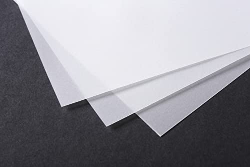 Clairefontaine 975092C Ries Transparentpapier (DIN A2, 42 x 59,4 cm, 10 Blatt, 90 g, ideal für technische Zeichnen) transparent von Clairefontaine
