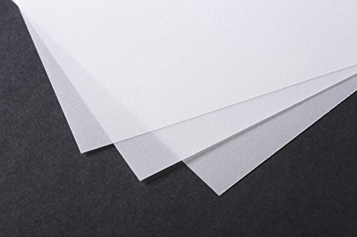 Clairefontaine 975100C Ries Transparentpapier (DIN A3, 29,7 x 42 cm, 50 Blatt, 110 g, ideal für technische Zeichnen) transparent von Clairefontaine