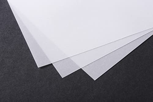 Clairefontaine 975117C Ries Transparentpapier (DIN A2, 42 x 59,4 cm, 10 Blatt, 140 g, ideal für technische Zeichnen) transparent von Clairefontaine