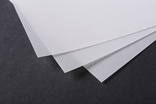 Clairefontaine 975123C Ries Transparentpapier (DIN A4, 21 x 29,7 cm, 100 Blatt, 180 g, ideal für technische Zeichnen) transparent Durchsichtig von Clairefontaine