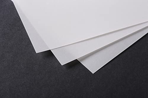 Clairefontaine 975135C Ries Transparentpapier (DIN A4, 21 x 29,7 cm, 10 Blatt, 285 g, ideal für technische Zeichnen) transparent von Clairefontaine