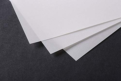 Clairefontaine 975137C Ries Transparentpapier (DIN A2, 42 x 59,4 cm, 10 Blatt, 285 g, ideal für technische Zeichnen) transparent von Clairefontaine