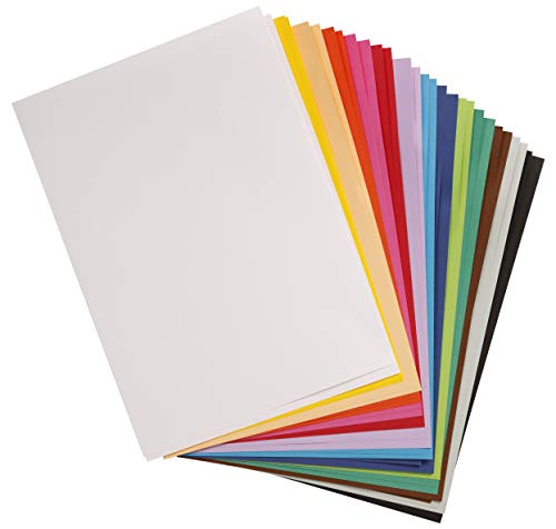 Clairefontaine 975298C Packung mit 28 Bastelkartons Maya, 185g, DIN A4, 21 x 29,7cm, 1 Pack, 14 kräftige Farben sortiert Clairefontaine 975298C Packung mit 28 Bastelkartons Maya, 185g, DIN A4, 21 x 29,7cm, 1 Pack, 14 kräftige Farben sortiert von Clairefontaine