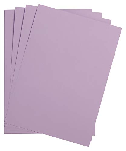 Clairefontaine 975577C Packung mit 25 Bastelkartons Maya, 185g, DIN A2, 42 x 59,4 cm, 1 Pack, lila von Clairefontaine