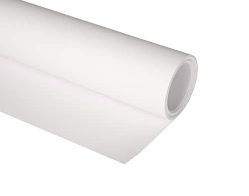 Clairefontaine 975745C - Rolle Paint'ON, 1,30x10m Recycling-Papier weiß 250g, perfekt für Trocken- und Nasstechniken, 1 Rolle von Clairefontaine