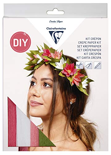 Clairefontaine 97707C Bastelset Krepppapier 1 Set, Blumenkranz Clairefontaine 97707C Bastelset Krepppapier 1 Set, Blumenkranz von Clairefontaine