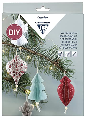 Clairefontaine 97709C - Set Krepppapier, 20,5x1,5x30cm, Weihnachtsdekoration , 1 Set Clairefontaine 97709C - Set Krepppapier, 20,5x1,5x30cm, Weihnachtsdekoration , 1 Set von Clairefontaine