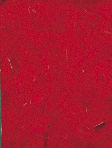 Clairefontaine 98209C - Packung mit 10 Bogen Bananenpapier, 65x95cm, 35g, ideal für Bastelaktivitäten, Rot, 1 Pack von Clairefontaine