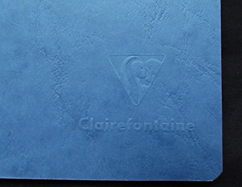 Clairefontaine Age Bag Notizbuch Piqué 9 x 14, 96P, liniert blau von Clairefontaine