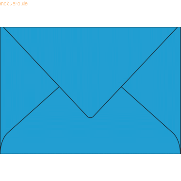 Clairefontaine Briefumschlag C5 120g/qm karibik VE=20 Stück von Clairefontaine