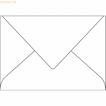 Clairefontaine Briefumschlag C5 120g/qm weiß VE=20 Stück von Clairefontaine