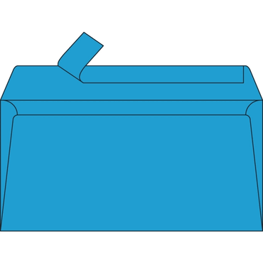 Clairefontaine Briefumschlag DINlang 120g/qm karibik VE=20 Stück von Clairefontaine