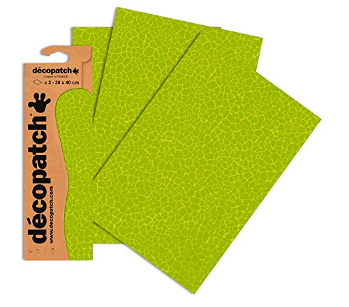 Decopatch Papier No. 531 (grün Giraffe, 395 x 298 mm) 3er Pack Decopatch Papier No. 531 (grün Giraffe, 395 x 298 mm) 3er Pack von Décopatch