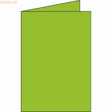 Clairefontaine Doppelkarte C6 210g/qm minze VE=25 Stück von Clairefontaine