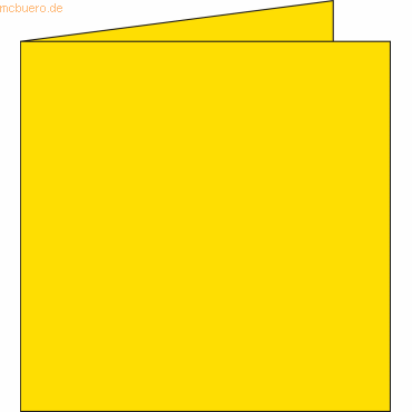 Clairefontaine Doppelkarte Pollen 135x135mm 210g VE=25 Stück sonne von Clairefontaine