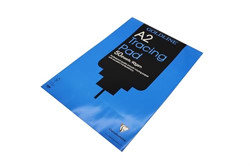 Clairefontaine GPT1A2Z - Block Goldline geleimt, Transparentpapier DIN A2, 90g, 50 Blatt, sehr stabil, ideal für technischen Zeichnung und Kunstprojekte, 1 Stück Clairefontaine GPT1A2Z - Block Goldline geleimt, Transparentpapier DIN A2, 90g, 50 Blatt, sehr stabil, ideal für technischen Zeichnung und Kunstprojekte, 1 Stück von Clairefontaine
