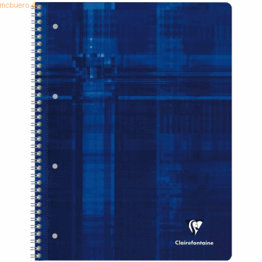 Clairefontaine Kollegblock A4 liniert mit Rand 80 Blatt farbig sortier von Clairefontaine