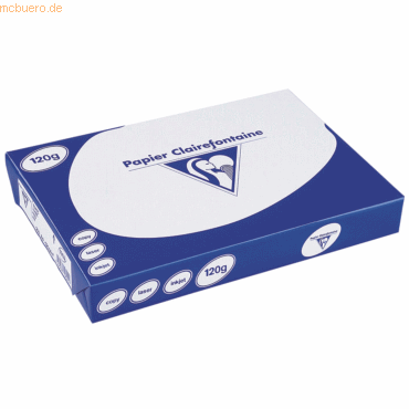 5 x Clairefontaine Kopierpapier Clairalfa A4 120g/qm weiß VE=250 Stück 5 x Clairefontaine Kopierpapier Clairalfa A4 120g/qm weiß VE=250 Stück von Clairefontaine