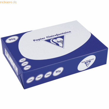 5 x Clairefontaine Kopierpapier Clairalfa A4 90g/qm weiß VE=500 Blatt 5 x Clairefontaine Kopierpapier Clairalfa A4 90g/qm weiß VE=500 Blatt von Clairefontaine