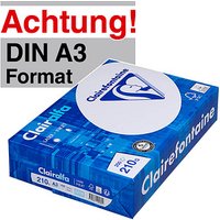Clairefontaine Kopierpapier Clairalfa DIN A3 210 g/qm 250 Blatt Clairefontaine Kopierpapier Clairalfa DIN A3 210 g/qm 250 Blatt von Clairefontaine
