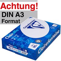 Clairefontaine Kopierpapier Clairalfa DIN A3 90 g/qm 500 Blatt Clairefontaine Kopierpapier Clairalfa DIN A3 90 g/qm 500 Blatt von Clairefontaine
