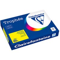 Clairefontaine Kopierpapier Trophée canariengelb DIN A3 80 g/qm 500 Blatt Clairefontaine Kopierpapier Trophée canariengelb DIN A3 80 g/qm 500 Blatt von Clairefontaine